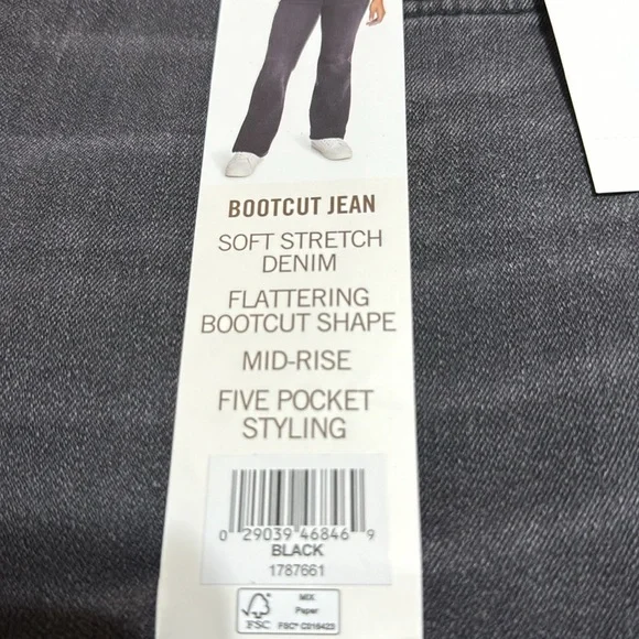 Vintage America Ladies' Bootcut Jean Mid-Rise Stretch Denim nwt - Picture 7 of 8